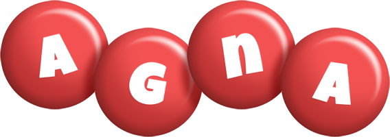 Agna candy-red logo