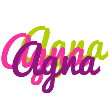 Agna flowers logo