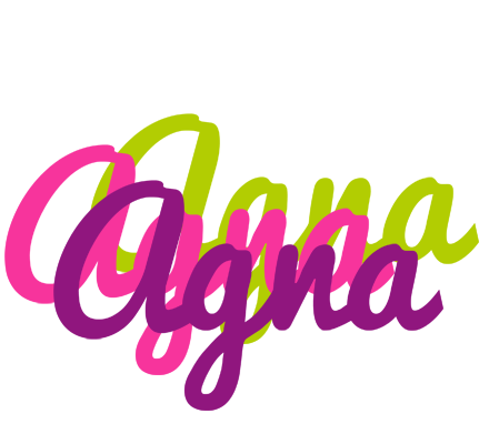 Agna flowers logo