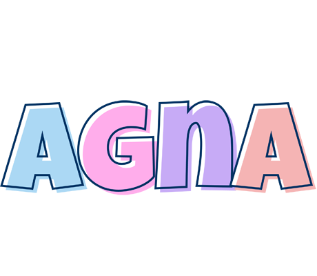 Agna pastel logo