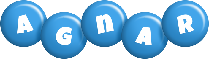 Agnar candy-blue logo