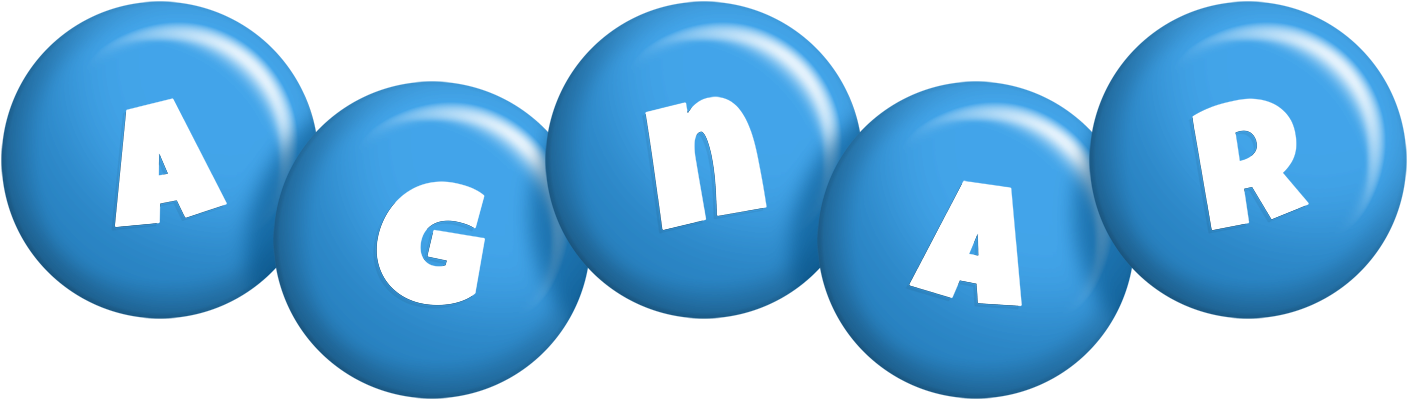 Agnar candy-blue logo