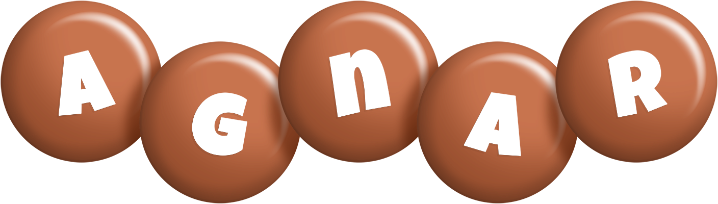 Agnar candy-brown logo