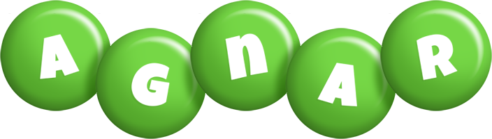 Agnar candy-green logo