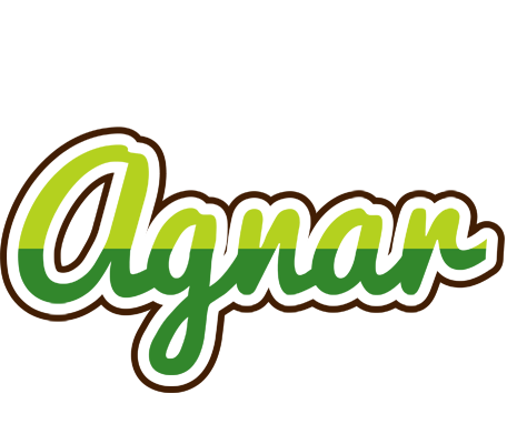 Agnar golfing logo