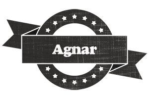 Agnar grunge logo