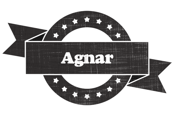 Agnar grunge logo