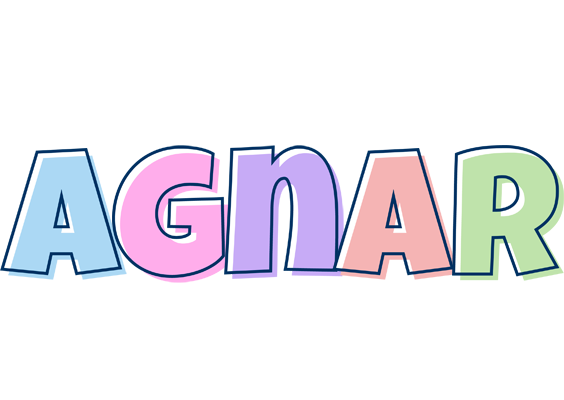 Agnar pastel logo