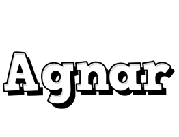 Agnar snowing logo