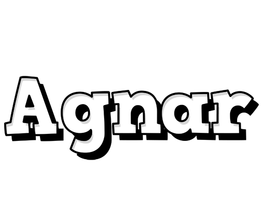 Agnar snowing logo
