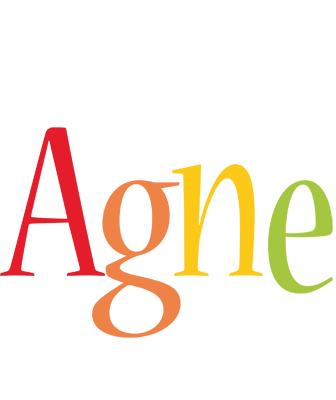 Agne birthday logo