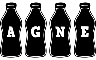 Agne bottle logo