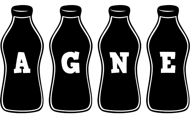 Agne bottle logo