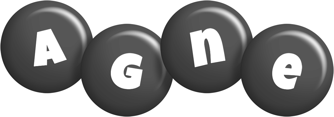 Agne candy-black logo