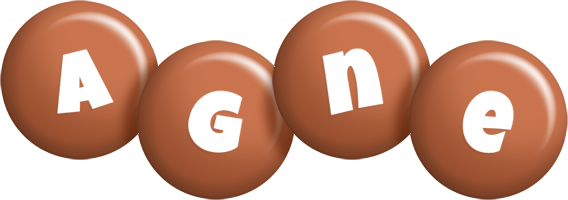 Agne candy-brown logo