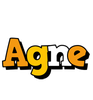 Agne cartoon logo