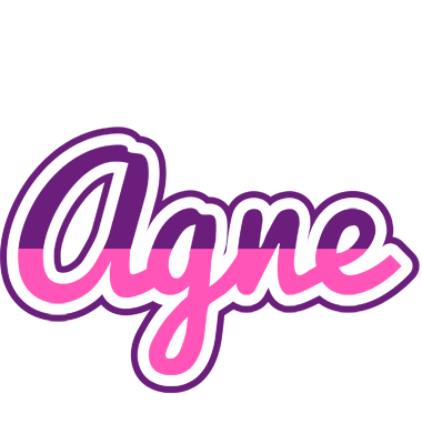 Agne cheerful logo