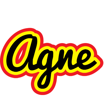 Agne flaming logo