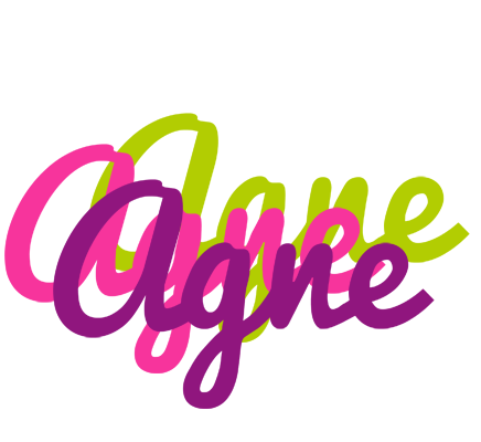 Agne flowers logo