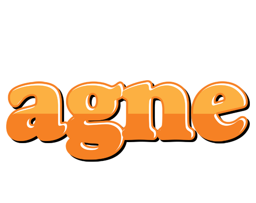 Agne orange logo