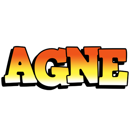 Agne sunset logo