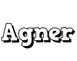 Agner snowing logo