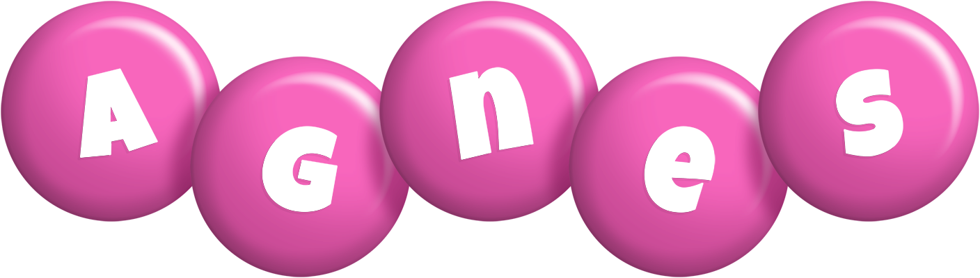 Agnes candy-pink logo