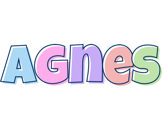 Agnes pastel logo