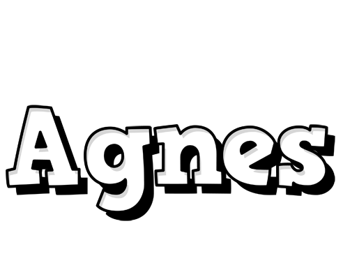 Agnes snowing logo