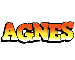 Agnes sunset logo