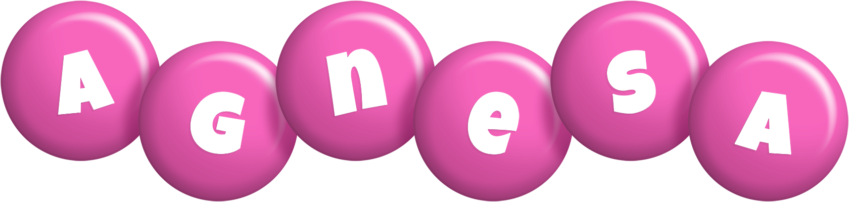 Agnesa candy-pink logo