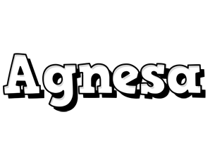 Agnesa snowing logo