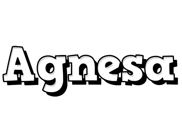 Agnesa snowing logo