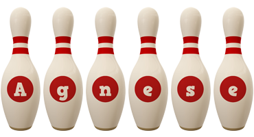 Agnese bowling-pin logo