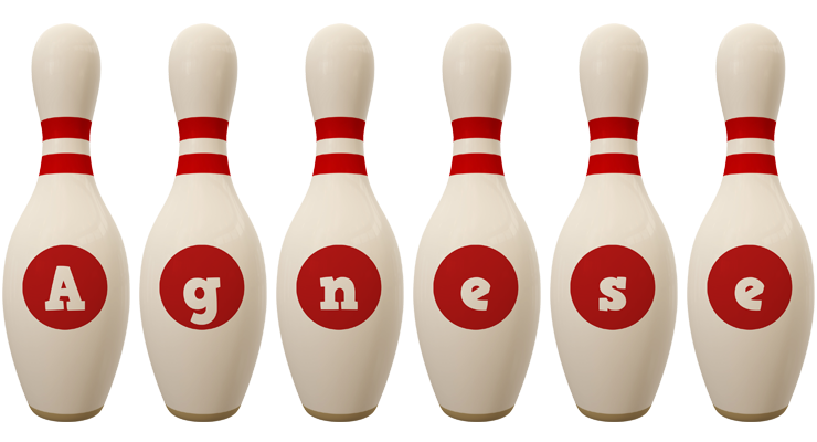 Agnese bowling-pin logo