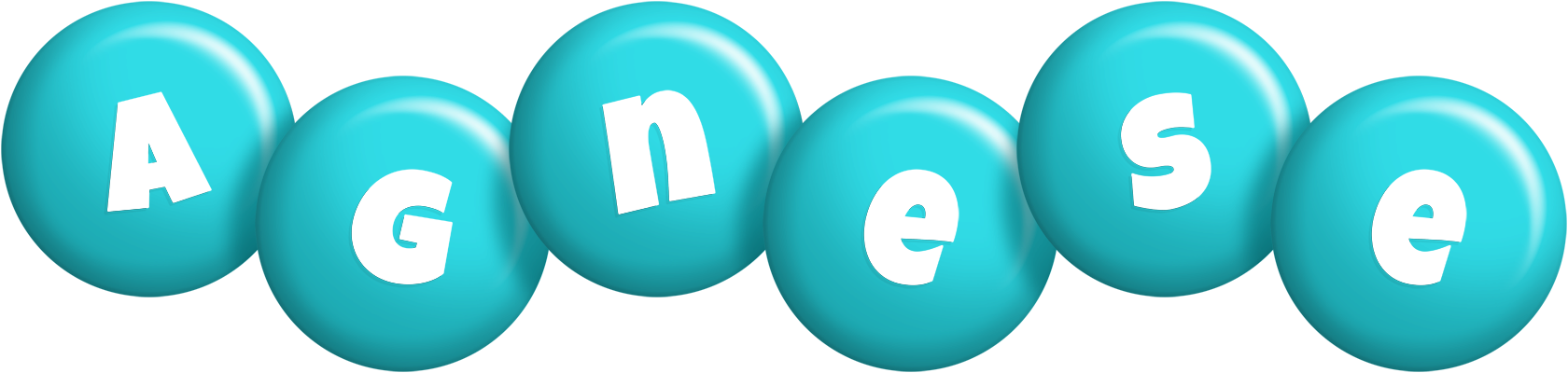 Agnese candy-azur logo