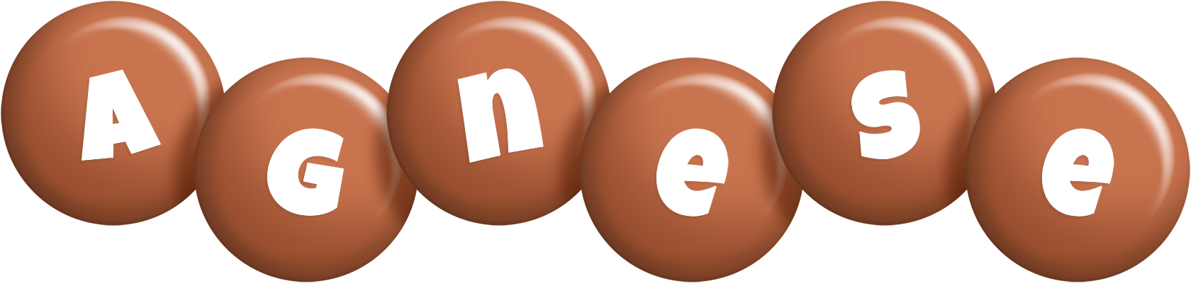 Agnese candy-brown logo