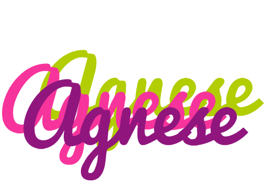 Agnese flowers logo