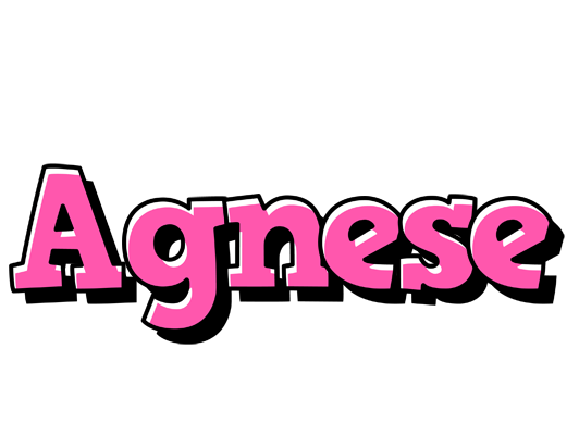 Agnese girlish logo