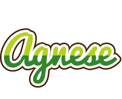 Agnese golfing logo