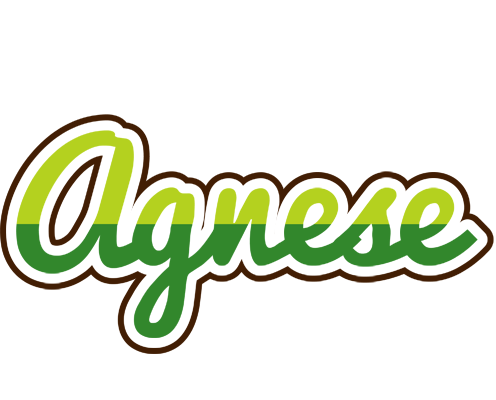 Agnese golfing logo