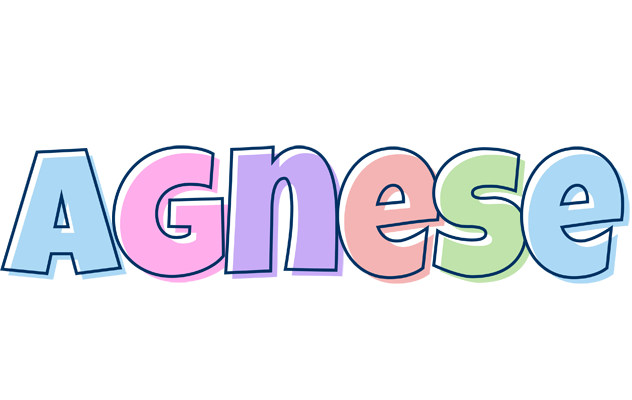 Agnese pastel logo