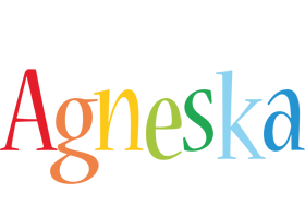 Agneska birthday logo