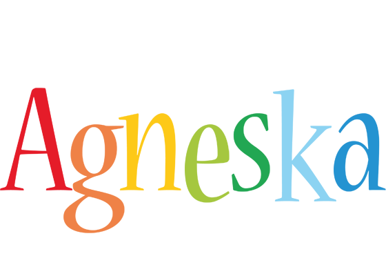 Agneska birthday logo