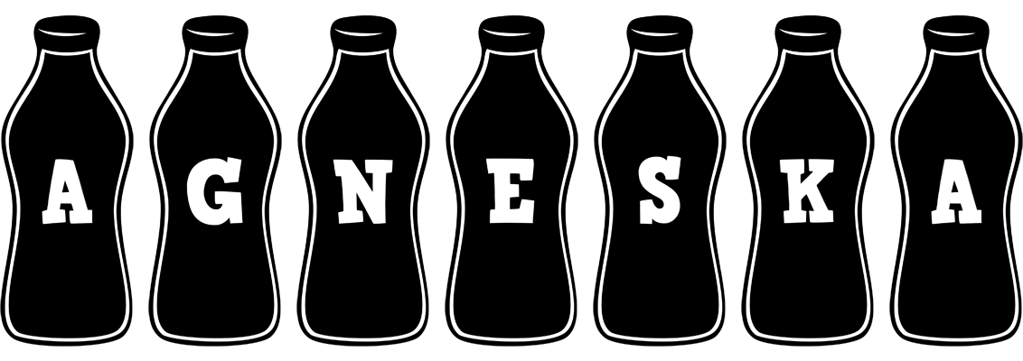 Agneska bottle logo