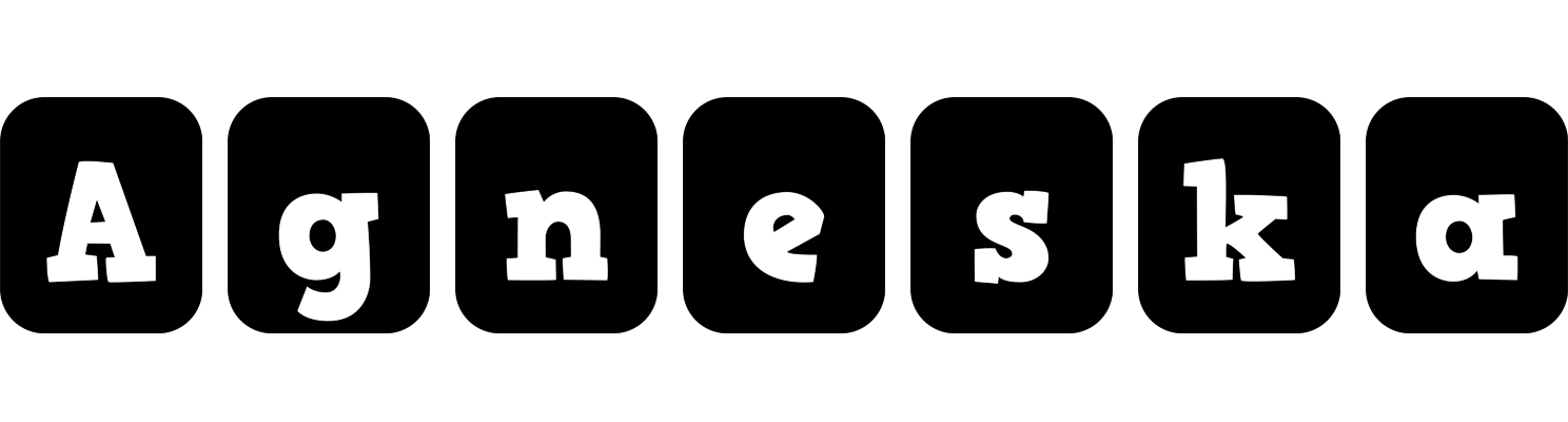 Agneska box logo