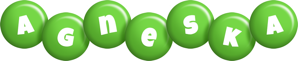 Agneska candy-green logo