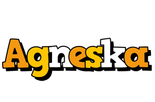 Agneska cartoon logo