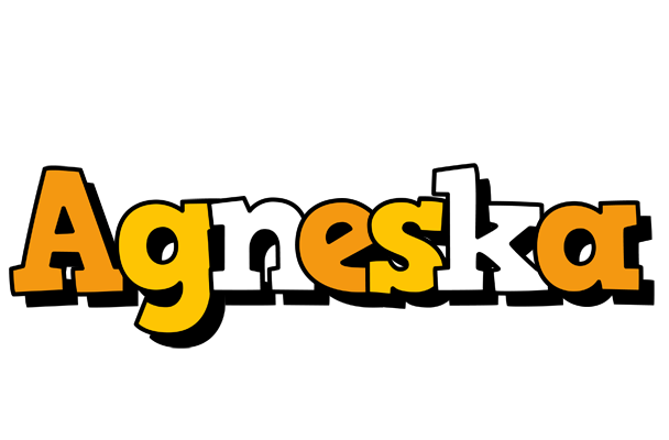 Agneska cartoon logo