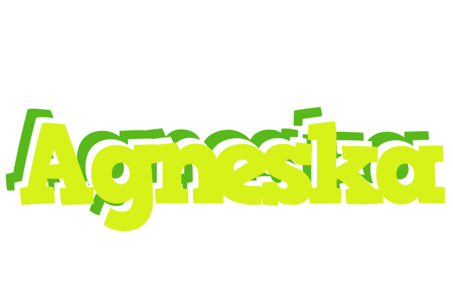 Agneska citrus logo